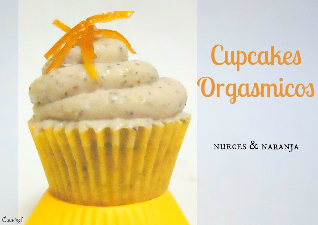 Cupcakes orgasmicos de nueces y naranja
