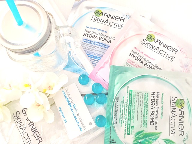 Máscaras_Tejido_Hydra_Bomb_SkinActive_GARNIER_bloguera_belleza_ObeBlog