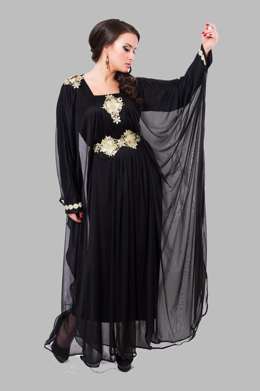 Embroidered Abaya Designs 2013 | Islamic Abaya Dress Fashion 2013-14