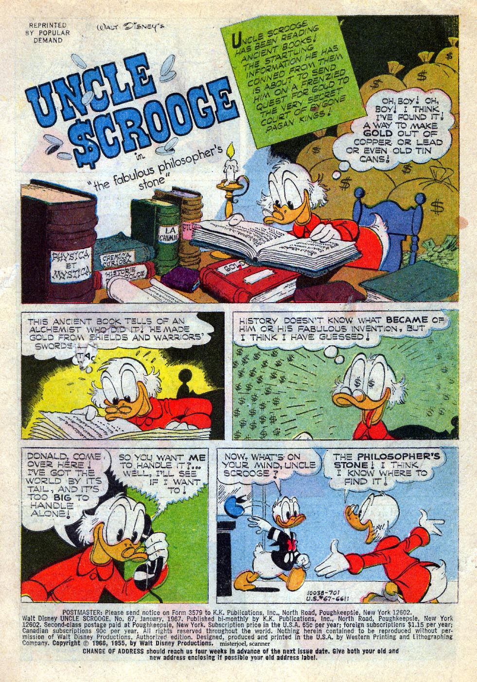 Read online Uncle Scrooge (1953) comic -  Issue #67 - 2