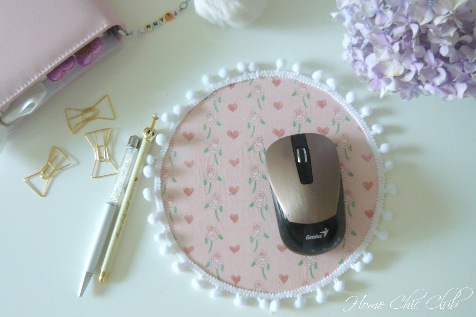 A Cute and Easy DIY Mouse Pad Home Chic Club A Cute and Easy DIY