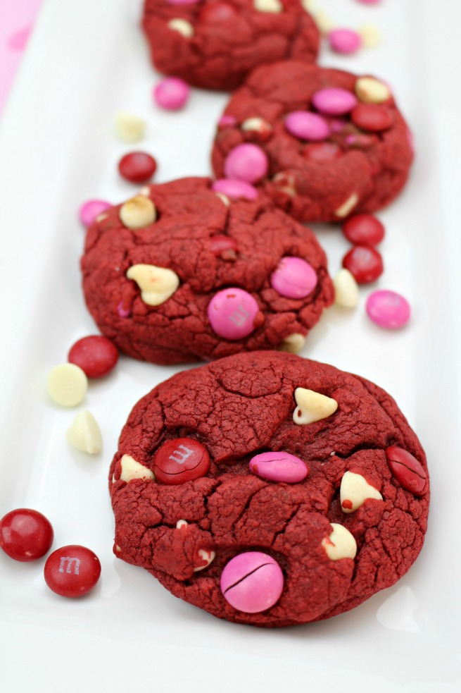 Easy Red Velvet Valentine Cookies Recipe