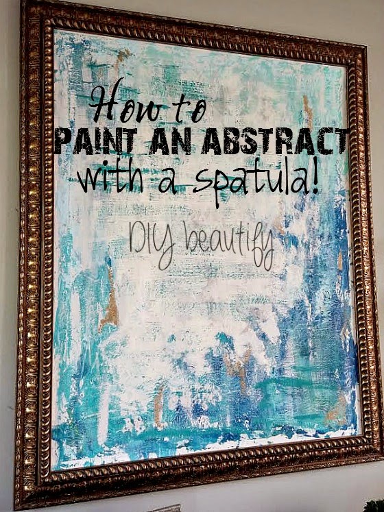 DIY Abstract Painting DIY Beautify Creating Beauty at Home