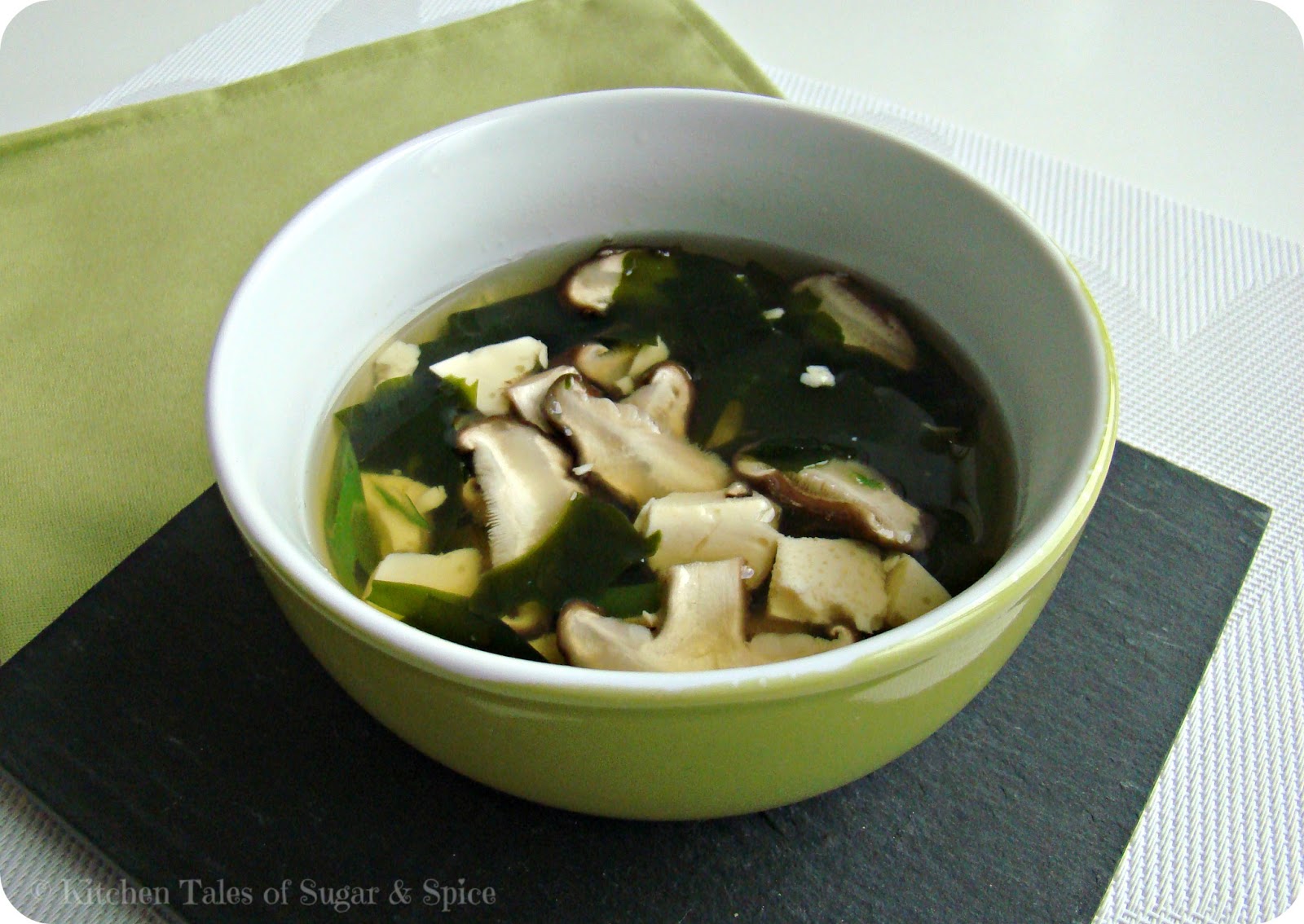 Kitchen Tales of Sugar & Spice Japanese Cooking 101 Miso & Clear Soup