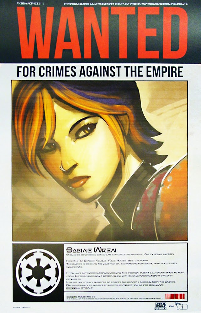 The Geeky Nerfherder: Cool Art: 'Star Wars Rebels' Wanted Posters