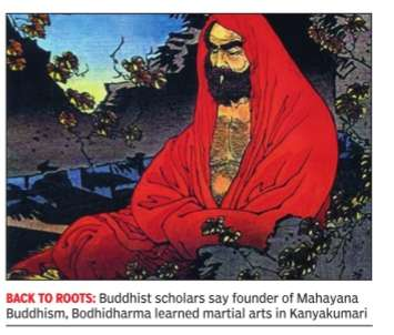 Jayasree Saranathan: Bodhidharma in Kanyakumari – Buddhism as a branch of  Hinduism existed 2000 yrs BP.
