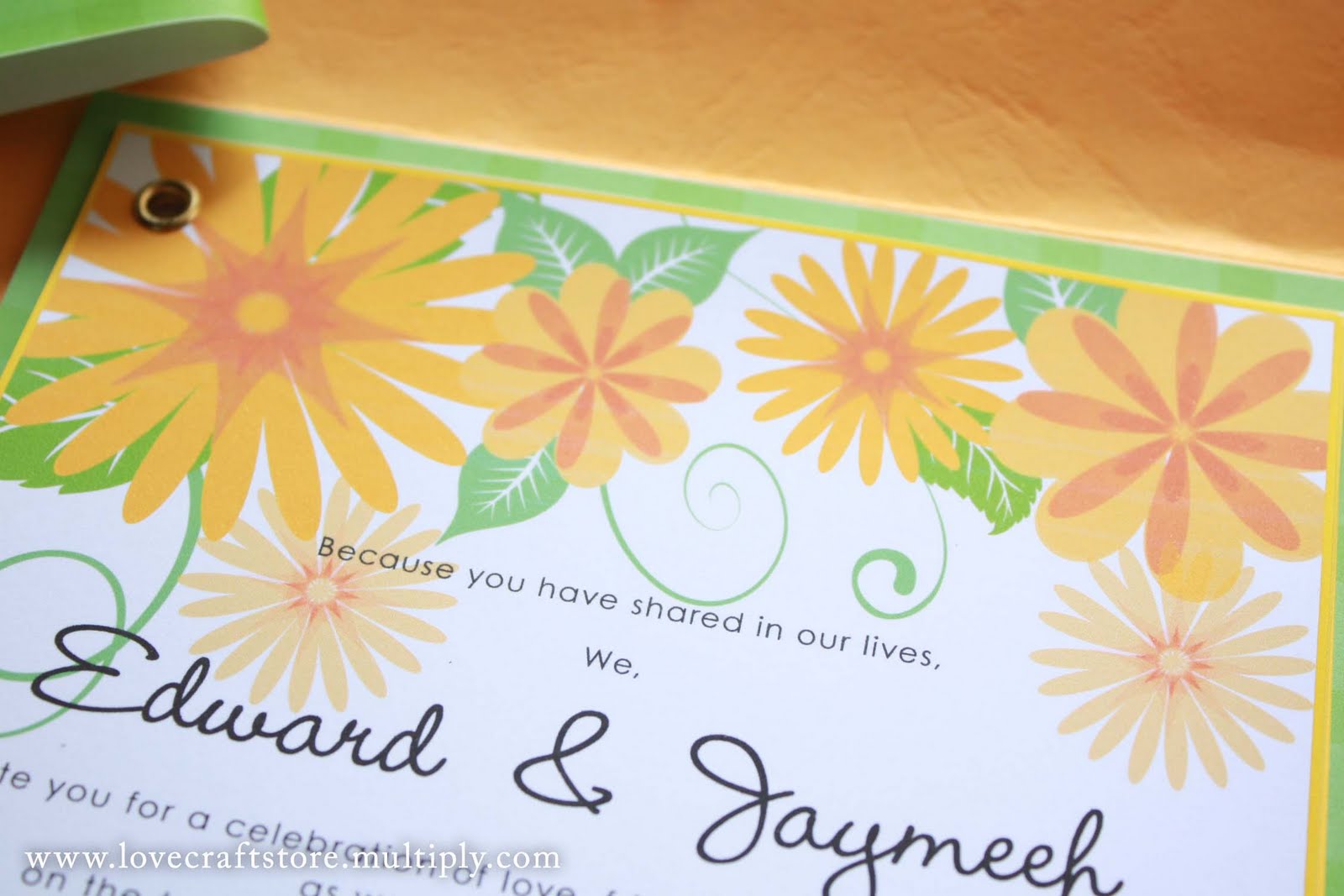 mix of randomness Picnicthemed wedding invitation
