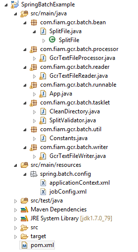 Simple Java Codes : Split text file using Spring Batch