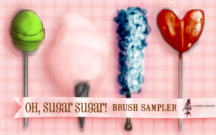 left of center "Oh, Sugar Sugar!" Free Candy Brush