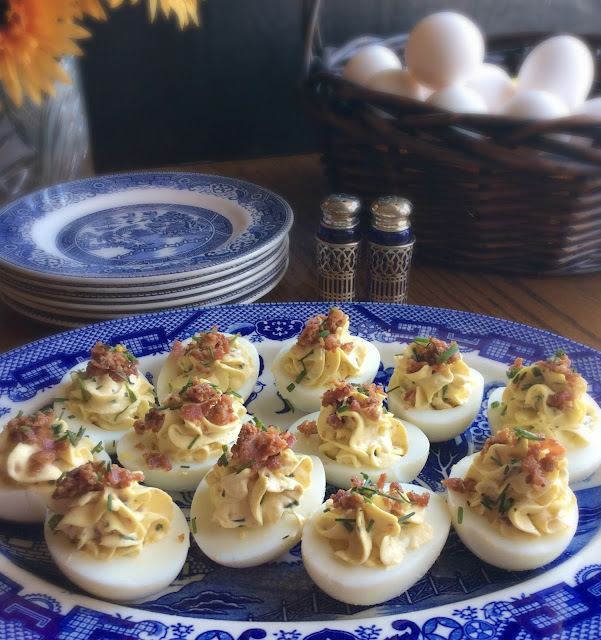 Bacon & Chive Deviled Eggs