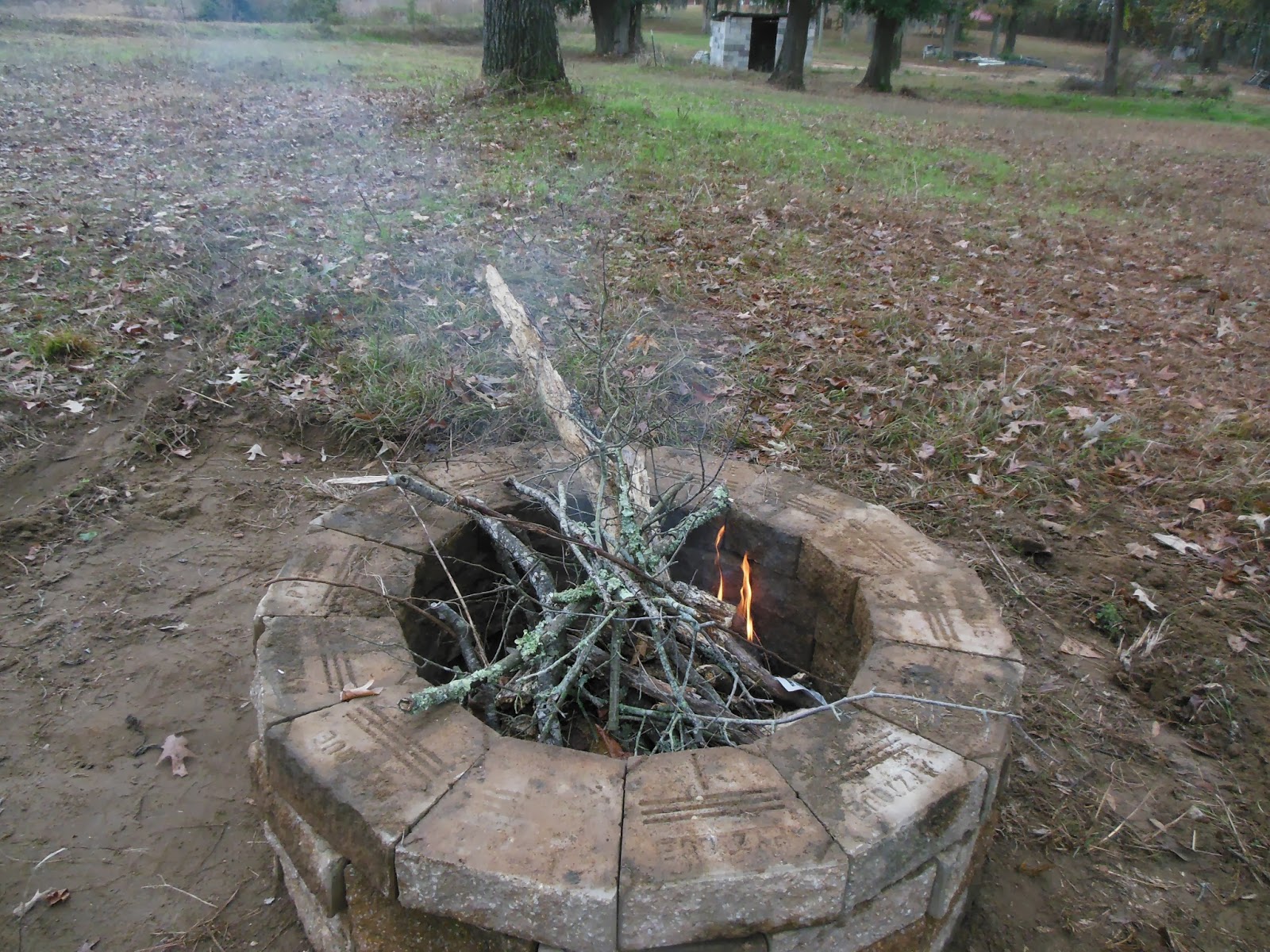 R and R travels Changing our Compost Pit into a Fire Pit