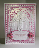 Pink Christening Card