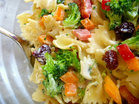 The BEST Broccoli Pasta Salad - An easy yet scrumptious side dish that's perfect for Labor Day! Slice of Southern