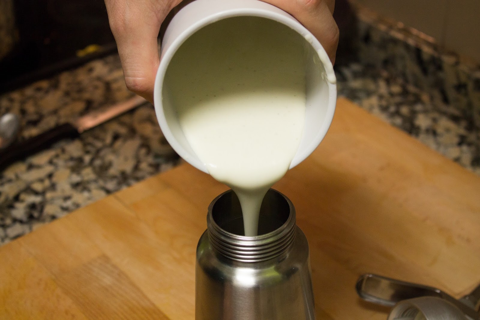Experimentos en la cocina Lentejas con Espuma de Queso