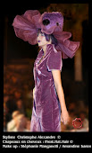 Collection Orgueil chapeaux en cheveux violet & miroir