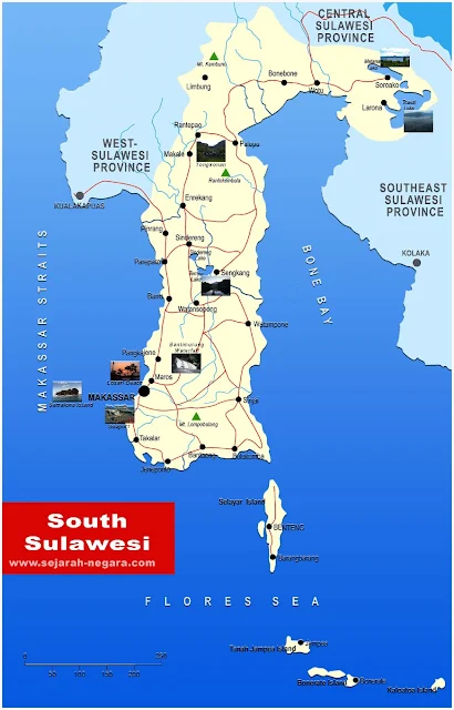 image: South Sulawesi Map High Resolution