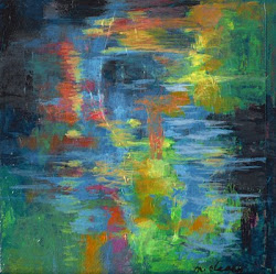 water acrylic reflection painting poetry paintings melody cleary artist abstract oregon