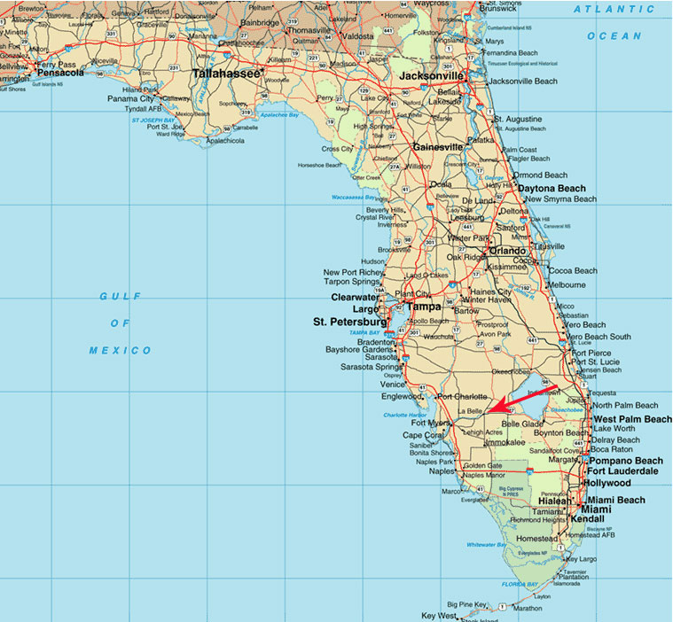 Northwest Florida Map With Cities United States Map Mapa De La Florida Sur Suroeste Sureste
