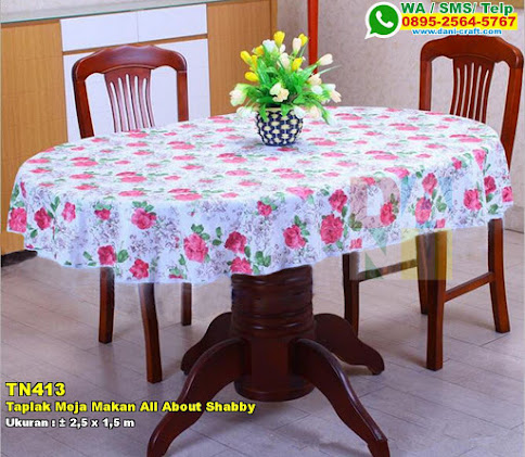 Taplak Meja Makan All About Shabby