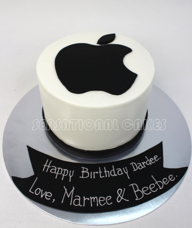 The Sensational Cakes APPLE ANYONE ? APPLE CAKE SINGAPORE MAC CAKE