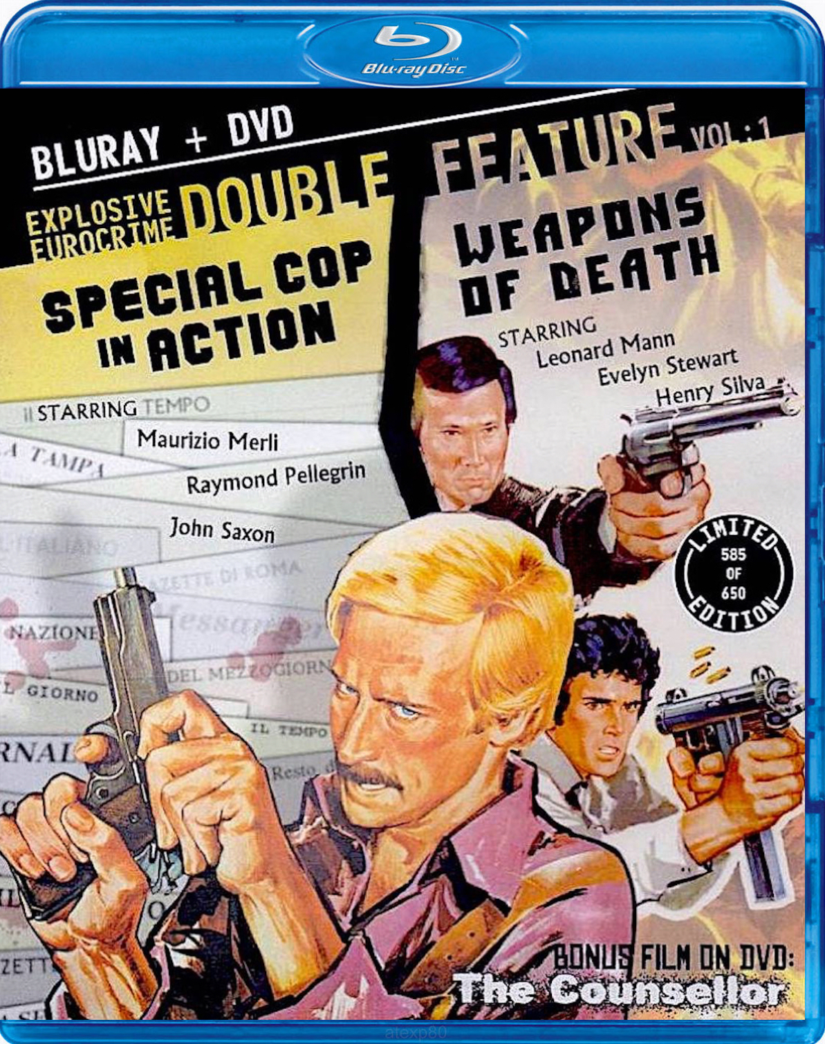 bluray and dvd covers DORADO FILMS BLURAYS