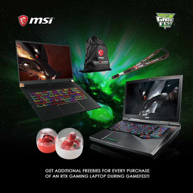MSI Gaming RTX freebies MSI Gaming RTX freebies