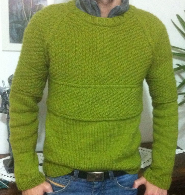 Blusa masculina em trico passo a passo Outlet