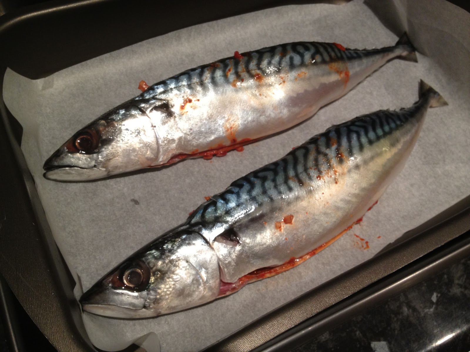 Jouelle's Kitchen Steve's Stuffed Scottish Mackerel