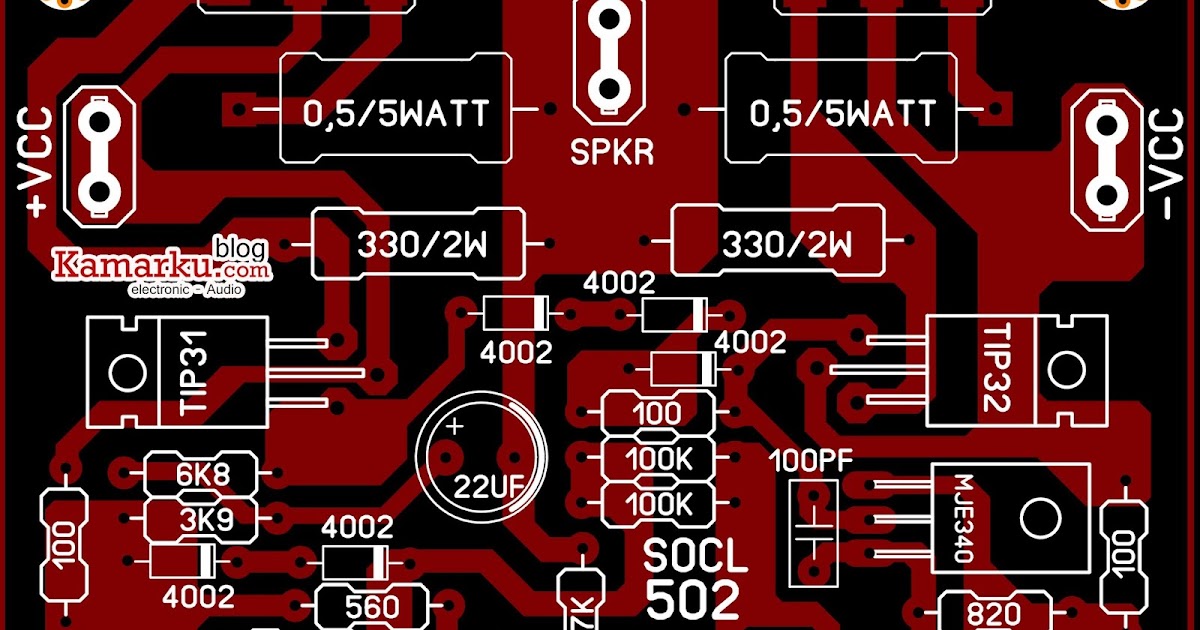 Layout Power Amplifier Lapangan Socl 502 Blogkamarku - vrogue.co