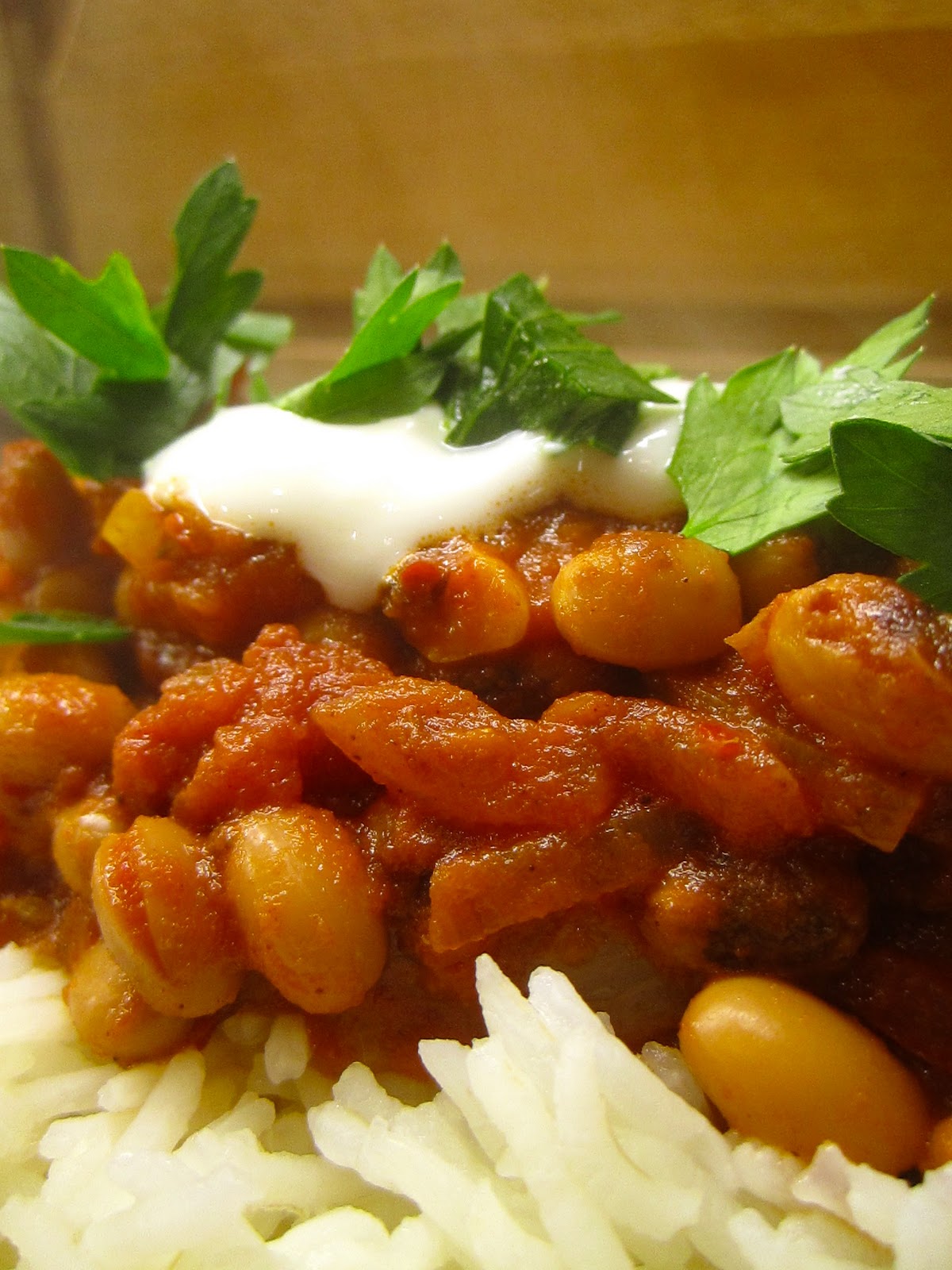 Matt B's Love Food Veggie black eyed bean chilli (v)