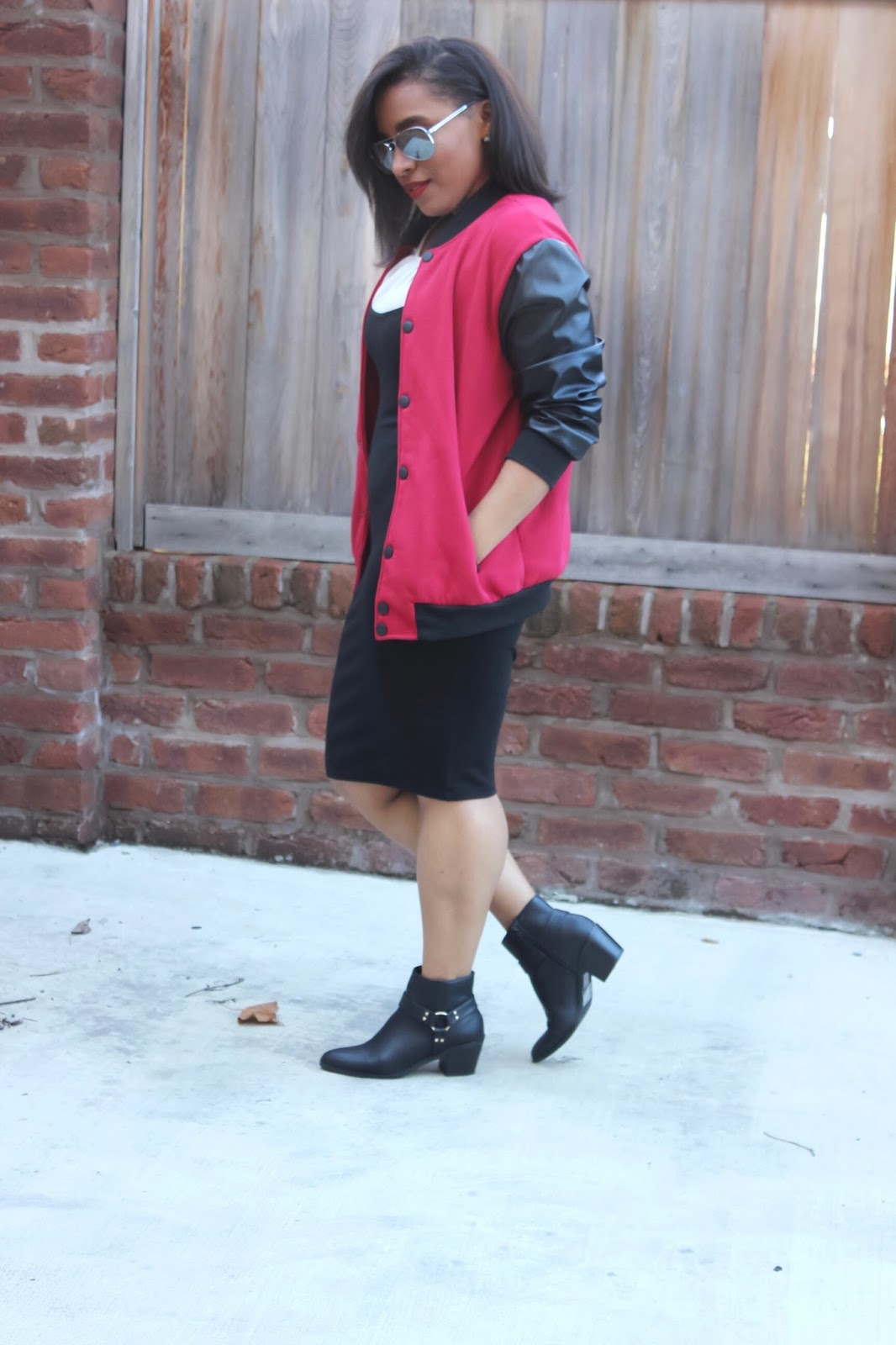 menswear, bomber jacket, mixing feminine and masculine, mixing wardrobe pieces