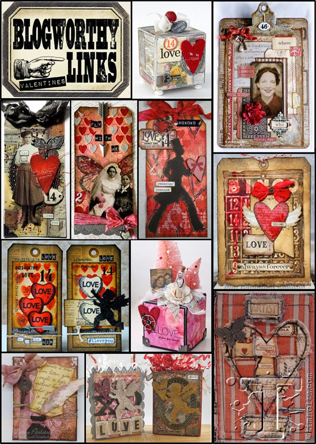 So honoured to receive my 4th Blogworthy link from Tim Holtz ~ February 2015