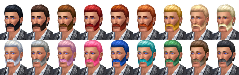 My Sims 4 Blog Friendly Mutton Chops By Erling1974