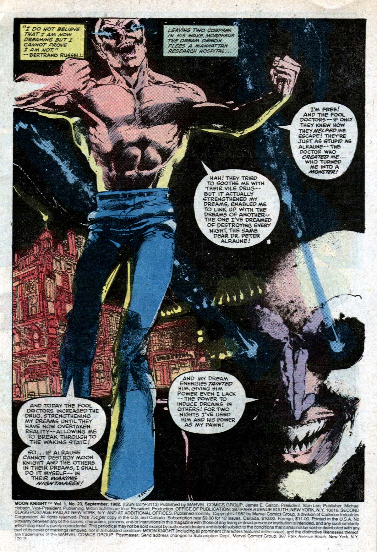 Read online Moon Knight (1980) comic -  Issue #23 - 2
