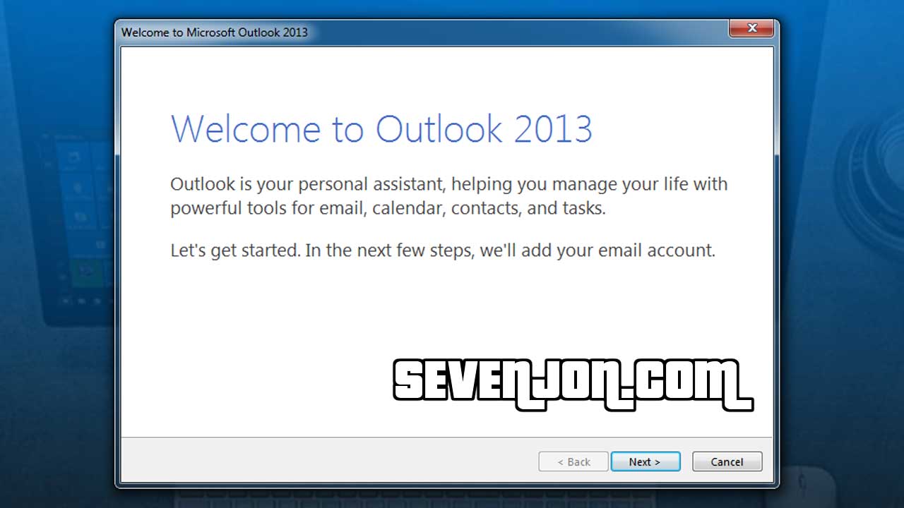 Setting Microsoft Office Outlook Step 10