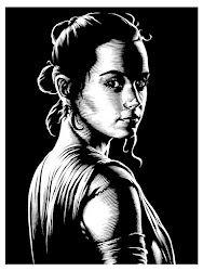 star wars rey titus gregory characters drawings pop awakens force illustration