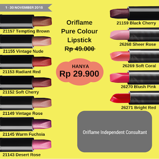 produk oriflame bulan november