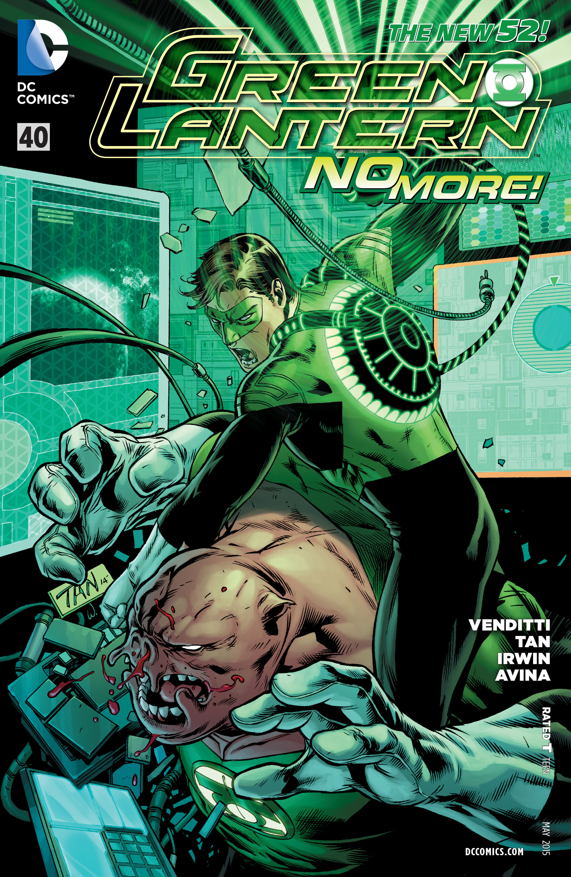 Read online Green Lantern (2011) comic -  Issue #40 - 1