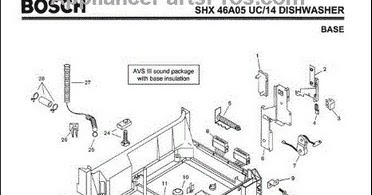 Bosch Dishwasher Silence Plus 50 Dba Parts