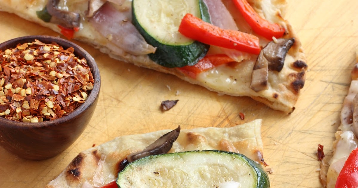 Rustic Grilled Veggie Flatbread Cooking on the Front Burner