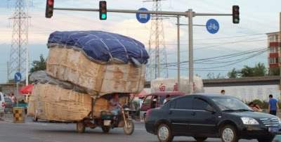 Üç teker motor ve biraz yük 