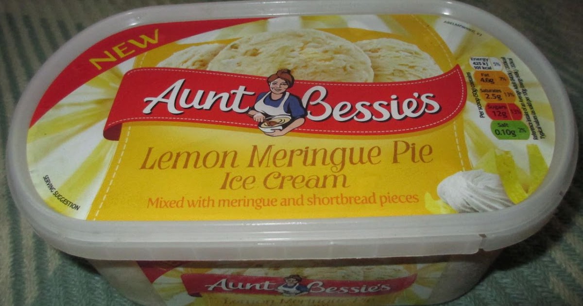 FOODSTUFF FINDS Aunt Bessie’s Lemon Meringue Pie Ice Cream (Morrisons