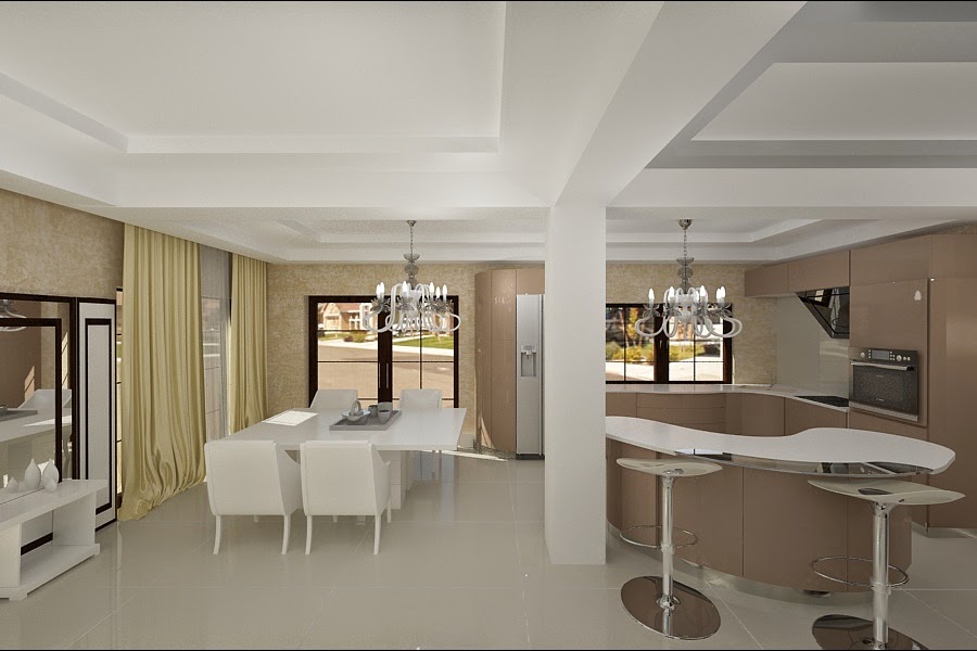 Design interior living vila moderna Constanta - Arhitect / Amenajari Interioare Constanta