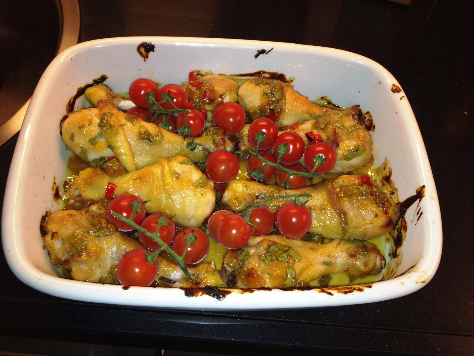 Cucina di Mama Sticky kipdrumsticks uit de oven