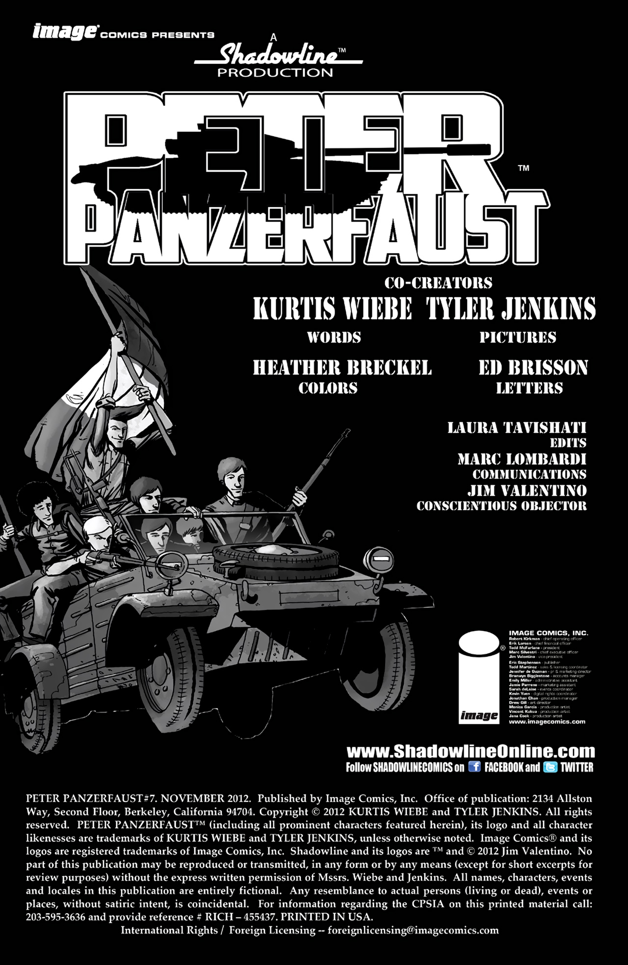 Read online Peter Panzerfaust comic -  Issue #7 - 2
