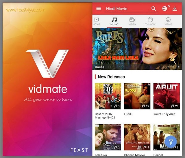 Vidmate Android App Free Download - Games Tashan-PC Games,Softwares