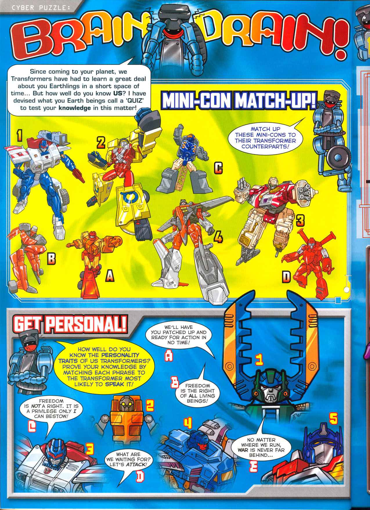 Read online Transformers: Armada (2003) comic -  Issue #5 - 13