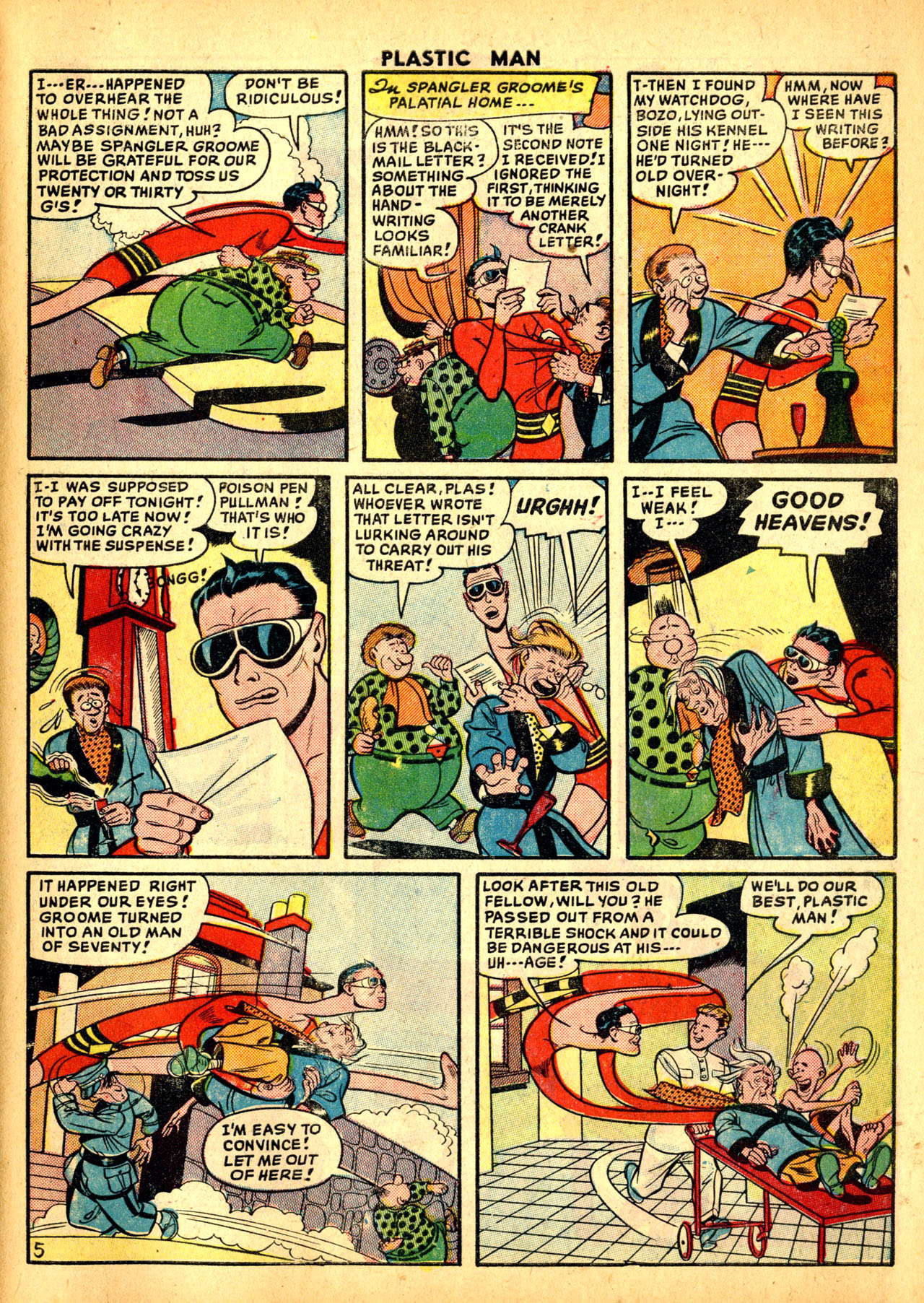 Read online Plastic Man (1943) comic -  Issue #23 - 7