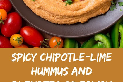 SPICY CHIPOTLE-LIME HUMMUS AND BLENDTEC GIVEAWAY