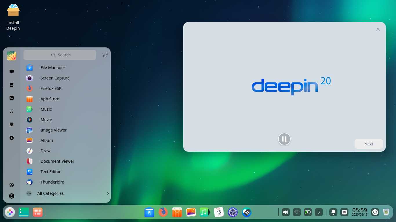 How To Install deepin 20 GNU/Linux + Dualboot + UEFI + External Drive